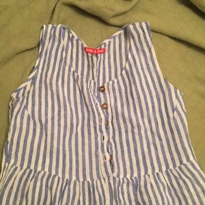Blue Striped Dress